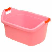 Таз 40л V=46л овальный розовый 