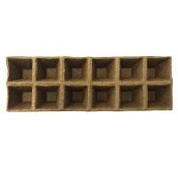 Торфяные ячейки 50*50мм квадратные  1лист*12ячеек ГазонCity Торфяные ячейки 50*50мм квадратные  1лист*12ячеек ГазонCity