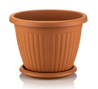 Кашпо Кемер 31л терракот с под. /10шт/ЭД