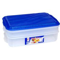 Контейнер для пищевых продуктов Мультибокс 2-х ярусный (0,75л/1,35л) /02050 