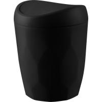 Контейнер д/мусора Keeplex Light 1л черный лотос KL5003 /16шт/ПР