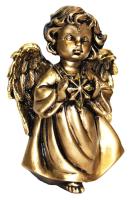 Фигура Ангелочек со звездочкой L11W8H15см сусальное золото 626439/А027