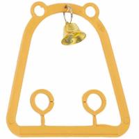 Игрушка д/птиц Качель с 9,5*9,5см бежевая 5027/Дарэлл