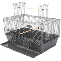 Клетка д/птиц РИО-1 78*48*41см разборная (укомплект)сер-хром/4780сер-хром/Дарэлл
