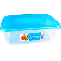 Бутербродница 2,6л Свежесть прямоугол. прозрачный 05039 /48шт/ Арз