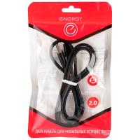 Кабель Energy ET-25 USB/Lightning черный 104101 /100шт/
