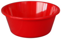 Таз 4л круглый красный 03021 /10шт/Арз