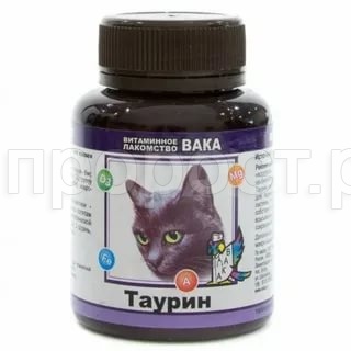 Витамины для кошек ВАКА  с Таурином 80таб Витамины для кошек ВАКА  с Таурином 80таб
