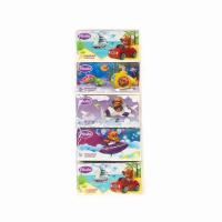 Платочки бумажные 3 слоя "Plushe Deluxe Standart" 10 листов Приключения/10шт/280шт/18804