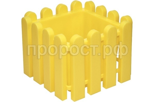 Кашпо Вологда 18,5*18,5*14,2см квадрат песочный  