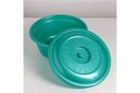 Крышка д/таз 6л голубой перламутр /Милих