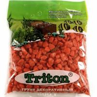 Грунт для аквариума Тритон орнажевый блестяший 800гр