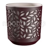 Leaves-бордо-пудра