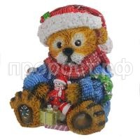 медвежонок с подарком медвежонок с подарком