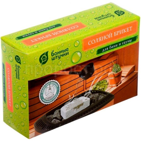 Соляной брикет д/бани и сауны Банные штучки 1300г 32400 Соляной брикет д/бани и сауны Банные штучки 1300г 32400