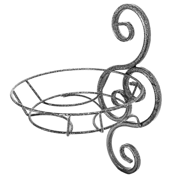 Подставка Настенная РЗДИ Муза 1 горшок серебро