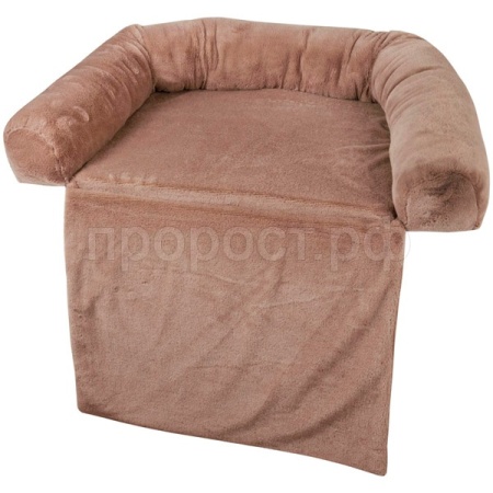 Лежанка с пледом на диван (мех) кофемолоко/03715-4/5/Ксоди Лежанка с пледом на диван (мех) кофемолоко/03715-4/5/Ксоди