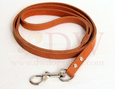 Поводок кожа 15мм 1слойный 1,3м/41172 Поводок кожа 15мм 1слойный 1,3м/41172