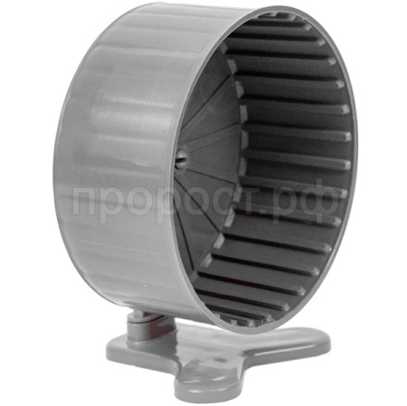 Игрушка для грызунов Колесо D140 Литое Пластик полузакрытое на подставке/3161