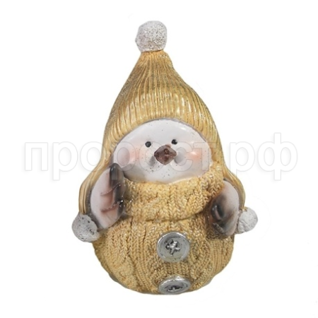 Снегирь девочка(беж)L8W10H15см 626847/W038 Снегирь девочка(беж)L8W10H15см 626847/W038