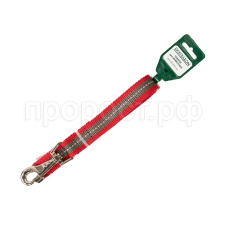 Поводок капрон 25мм*1,5м красный с серой полосой DONBARON Поводок капрон 25мм*1,5м красный с серой полосой DONBARON