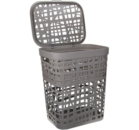 Корзина д/белья 55л ХАОС лавандовый М2619 /5шт/М-пласт Корзина д/белья 55л ХАОС лавандовый М2619 /5шт/М-пласт