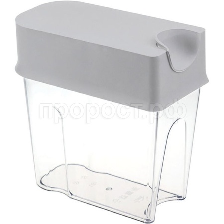 Емкость д/сыпуч. прод. 1,6л ФОЛД смоки М1248 /8шт/М-пласт  Емкость д/сыпуч. прод. 1,6л ФОЛД смоки М1248 /8шт/М-пласт