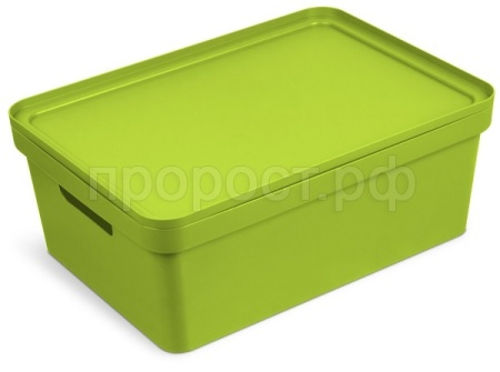 Ящик(коробка) д/хранения Фортуна 38*28*15см оливковый С746ОЛВ /6шт/Мартика
