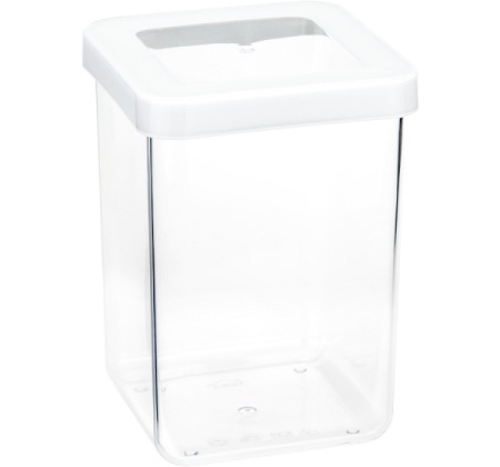 Емкость д/сыпуч. прод. 1л СТЕП белый М1292 /12шт/М-пласт  Емкость д/сыпуч. прод. 1л СТЕП белый М1292 /12шт/М-пласт