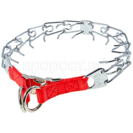 Ошейник строгий ZooOne-PRO Red 3,2мм*63см усил.c разворот.пласт.разнонаправ. зубья 3263-PRO/Пет Лайн Ошейник строгий ZooOne-PRO Red 3,2мм*63см усил.c разворот.пласт.разнонаправ. зубья 3263-PRO/Пет Лайн