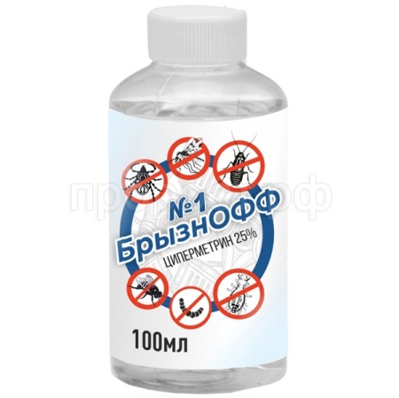 Инсект БрызнОФФ-№1 ципер 25% 100мл/20шт/35шт Инсект БрызнОФФ-№1 ципер 25% 100мл/20шт/35шт