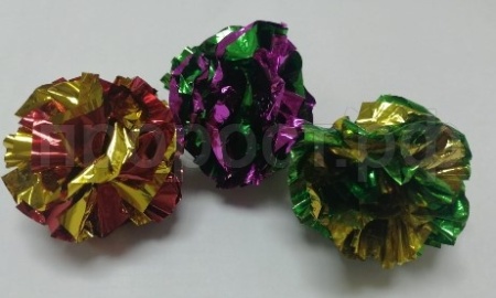 Игрушка для кошек Мяч Шуршунчик 4,5см К2168 6шт. Игрушка для кошек Мяч Шуршунчик 4,5см К2168 6шт.