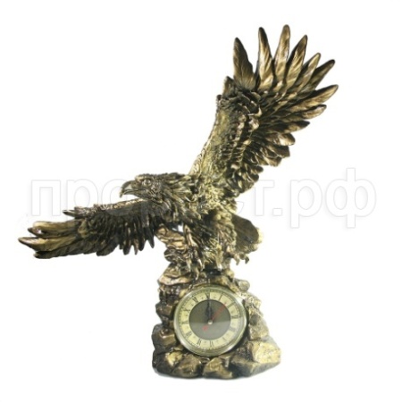 Фигура Часы Парящий орел (золото) L48W24H48 718008/SH028