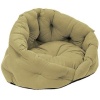 Лежанка Sleep-Бархат №2 овальная пухлая с подушкой 60*48*43см/94474милит/Дарэлл  Лежанка Sleep-Бархат №2 овальная пухлая с подушкой 60*48*43см/94474милит/Дарэлл