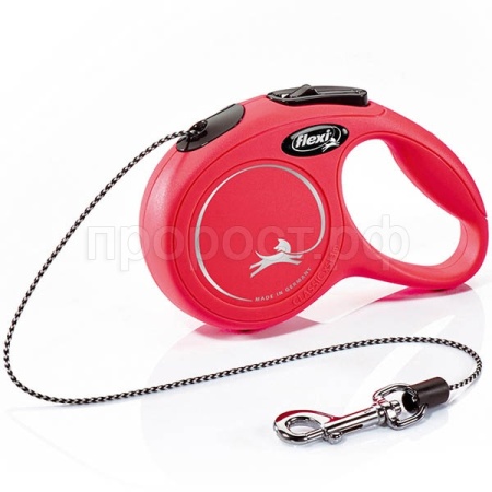Рулетка Флекси Новая Классика ХS д/кошек трос 3м на 8кг красная/23402/20/Евро Рулетка Флекси Новая Классика ХS д/кошек трос 3м на 8кг красная/23402/20/Евро