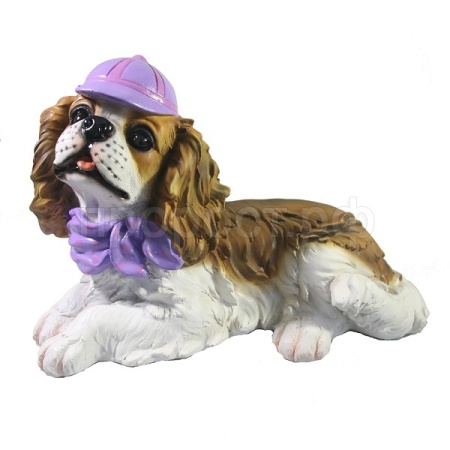 Фигура Копилка Спаниель в кепке 718286/SK216