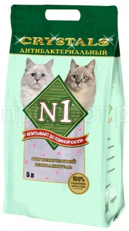 Наполнитель Барсик №1 зеленый силикогелевый, антибактериальный 5л Наполнитель Барсик №1 зеленый силикогелевый, антибактериальный 5л