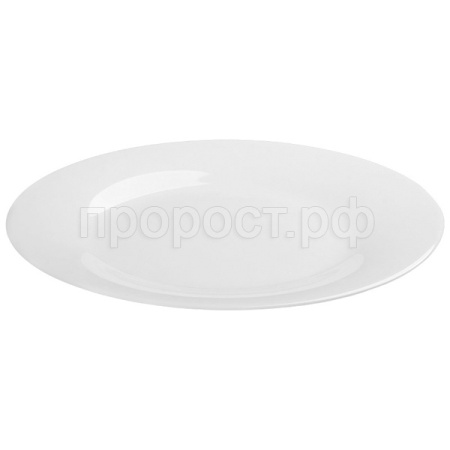 Тарелка столовая Classica 23,2см опал.стекло белая 110681 /6шт/Mallony