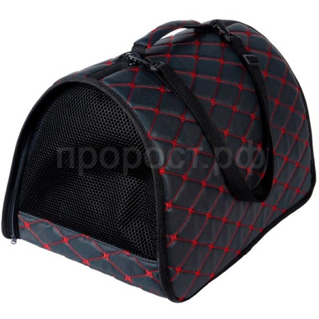 Сумка-переноска жесткая Карбон №1 черно-красн./04615-8/1/Ксоди Сумка-переноска жесткая Карбон №1 черно-красн./04615-8/1/Ксоди