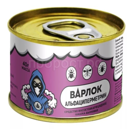 Шашка Варлок 40г альфациперметрин инсектоакарицидная/Капитал-Прок Шашка Варлок 40г альфациперметрин инсектоакарицидная/Капитал-Прок