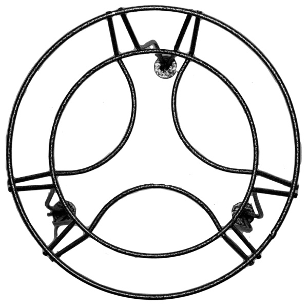 Подставка Настольная РЗДИ Столик мини 1 горшок черный Подставка Настольная РЗДИ Столик мини 1 горшок черный