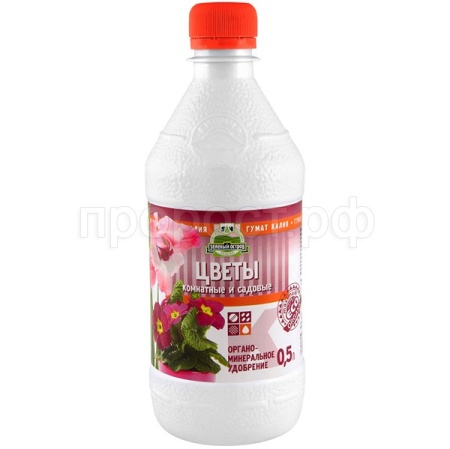 Зеленый Остров Гумат калия 500мл Цветы 2,5% Зеленый Остров Гумат калия 500мл Цветы 2,5%