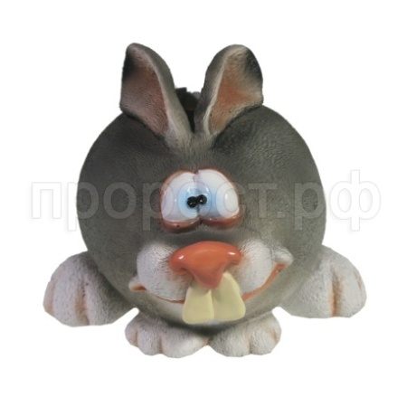 Фигура Копилка Зайка (серый) L14W13H11 713767/SK155