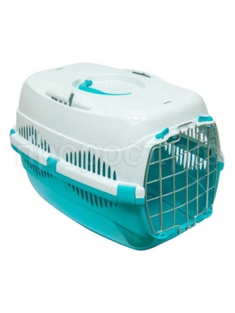 Переноска Спутник №1-ZooM с металлической дверцей до 9кг 29*43*27,5см/3992