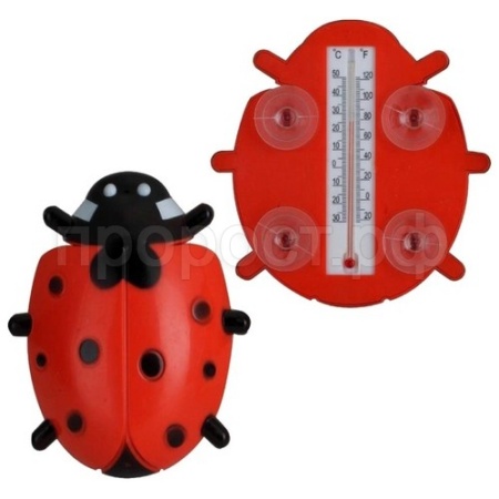 Термометр уличный Божья коровка Gabriel /003564/36шт/