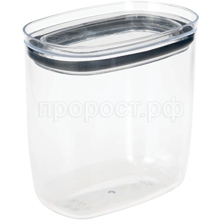 Емкость д/сыпуч. прод. 1,2л ШАЙН графитовый М1301 / 8шт/М-пласт  Емкость д/сыпуч. прод. 1,2л ШАЙН графитовый М1301 / 8шт/М-пласт