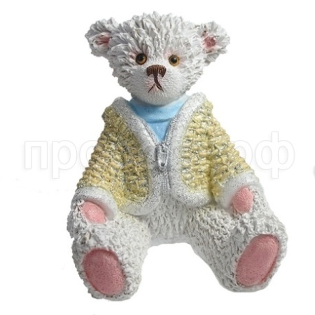 Мишка (бежевый в красном)L11W12H13см 626855/W044 Мишка (бежевый в красном)L11W12H13см 626855/W044