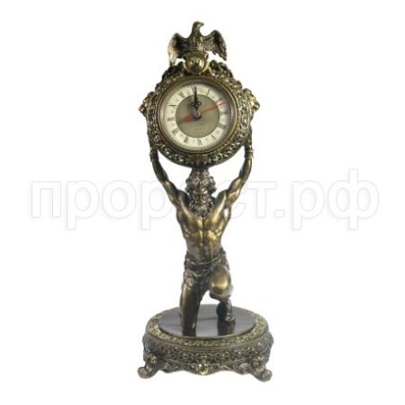 Фигура Часы Атлант L15W15H38 713547/SH021