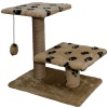 Когтеточка с двумя полками квадрат джут коричневый с игрушкой 37*57*55см/DONBARON Когтеточка с двумя полками квадрат джут коричневый с игрушкой 37*57*55см/DONBARON