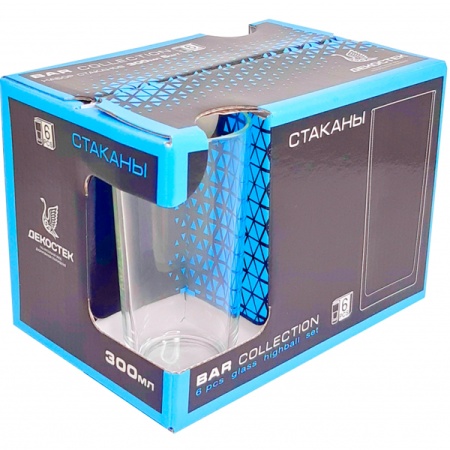 Набор стаканов (6шт) Pin-up girls 300мл 148-Д /4шт/ДК